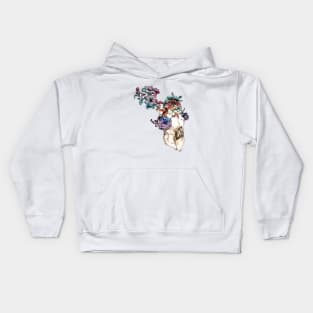 Blooming Skull Kids Hoodie